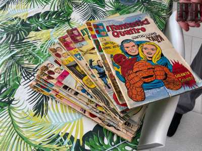 ...e dei Fantastici Quattro, le cui pagine da duecento lire profumano di vissuto